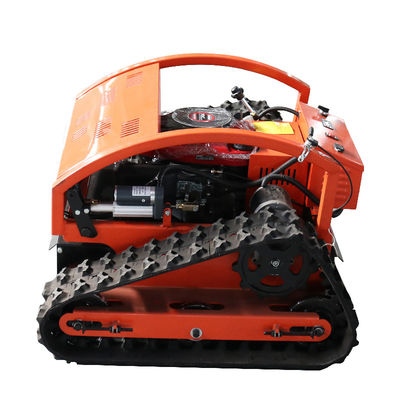 qualità  Mini Crawler 4-Stroke Lathe Lawn Mower Grass Blade Robot Remote Control Zero Mower For Agricultural Machinery fabbrica