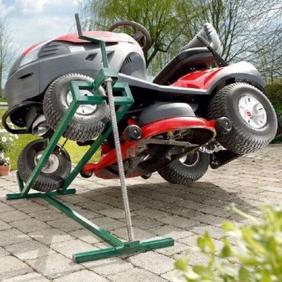 Metal Hand Push Lawn Mower Jack Lift Riding Tractor Yard Outdoor Garden Repair Lifting With Low MOQ